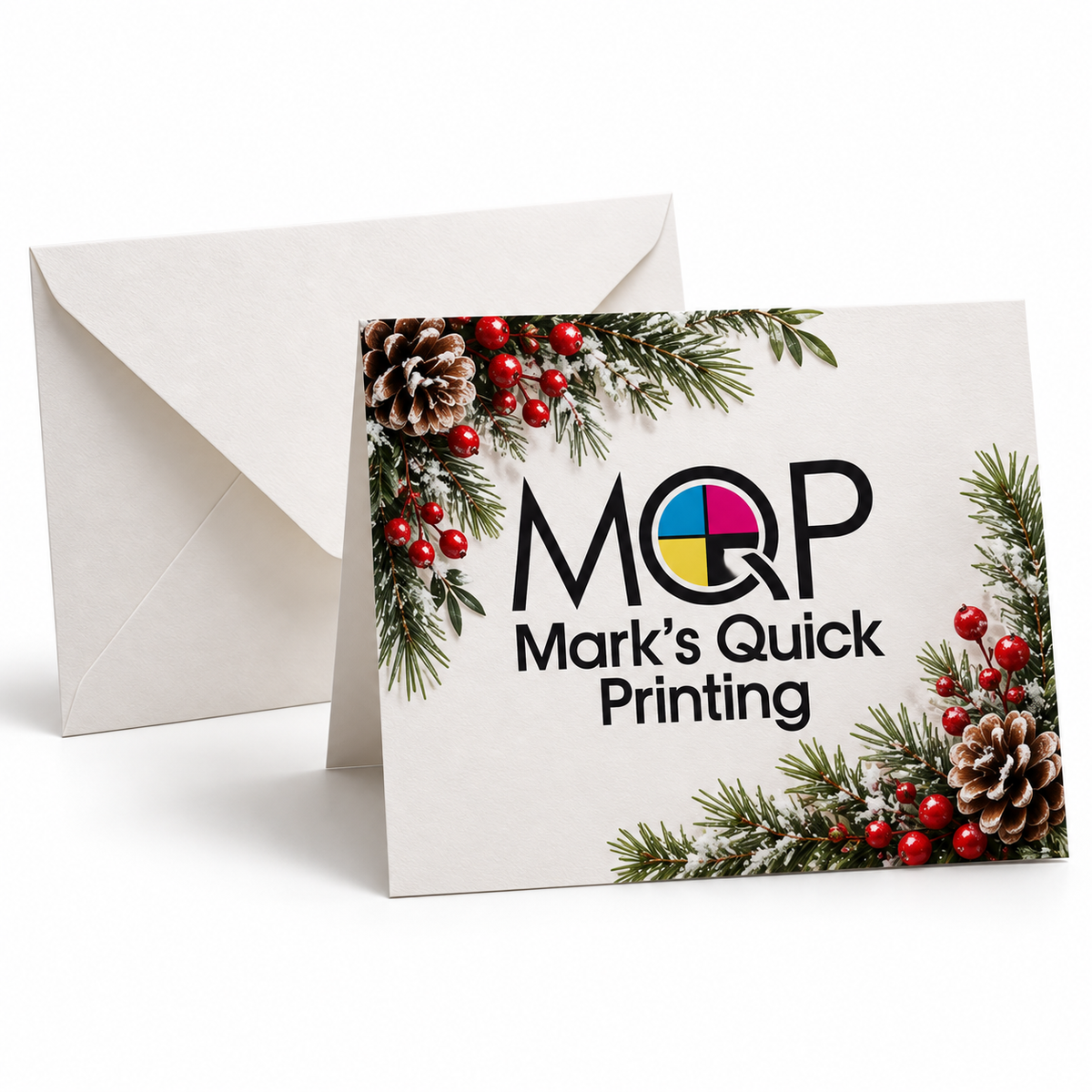 Custom 5x7 Folded Greeting Cards w/ A-7 Envelopes