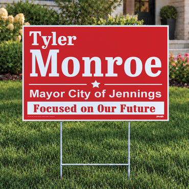 Political Yard Signs (1 color)