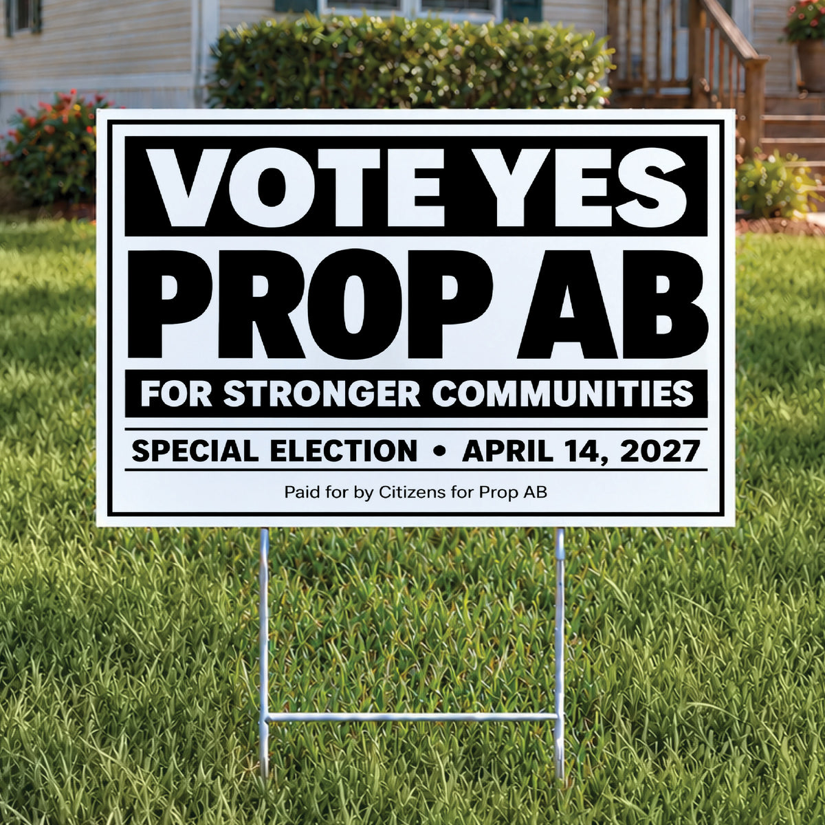 Political Yard Signs (1 color)