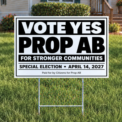Political Yard Signs (1 color)