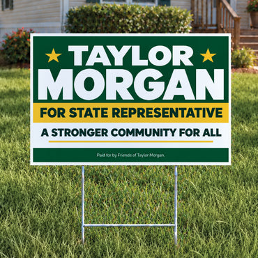 Political Yard Signs (Full Color)