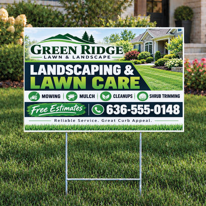 Custom Yard Signs (Full Color)