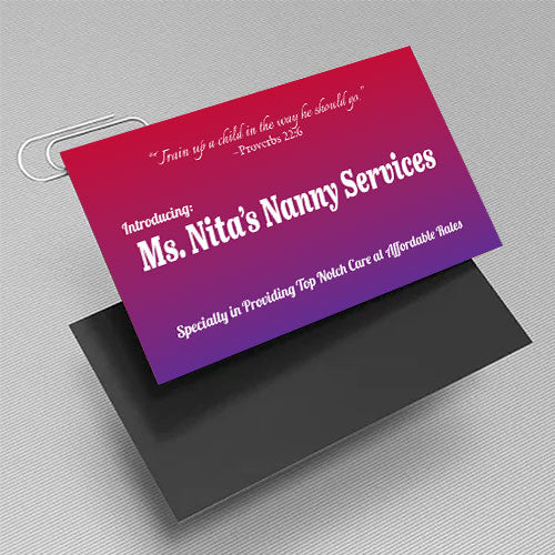 Magnetic Full Color Business Cards